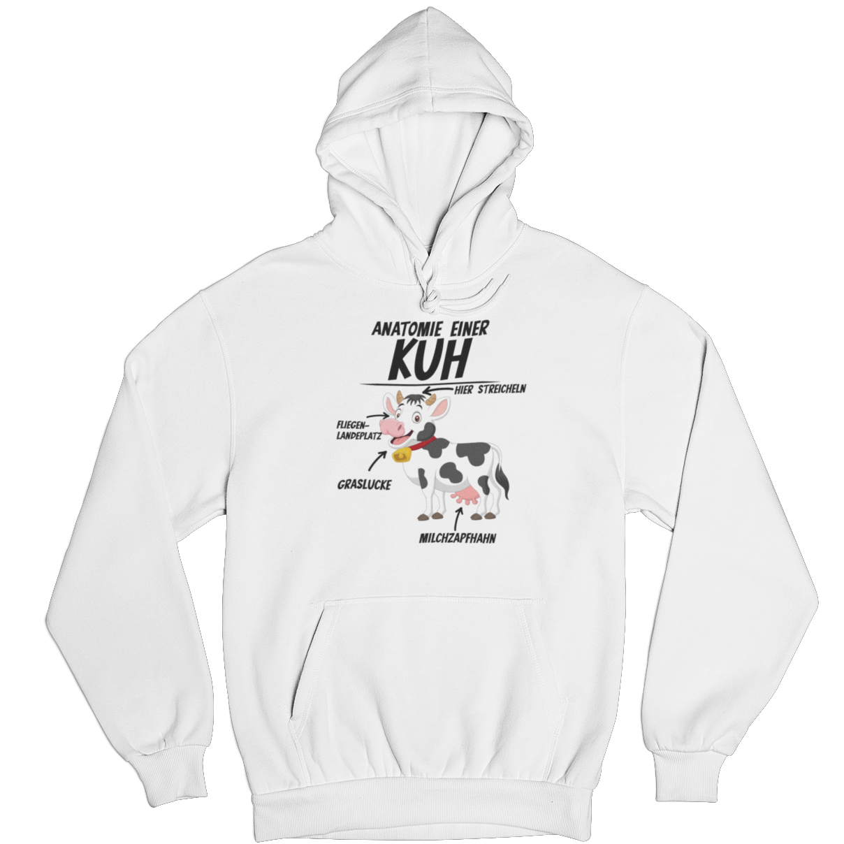 Anatomie einer Kuh  - Unisex Hoodie