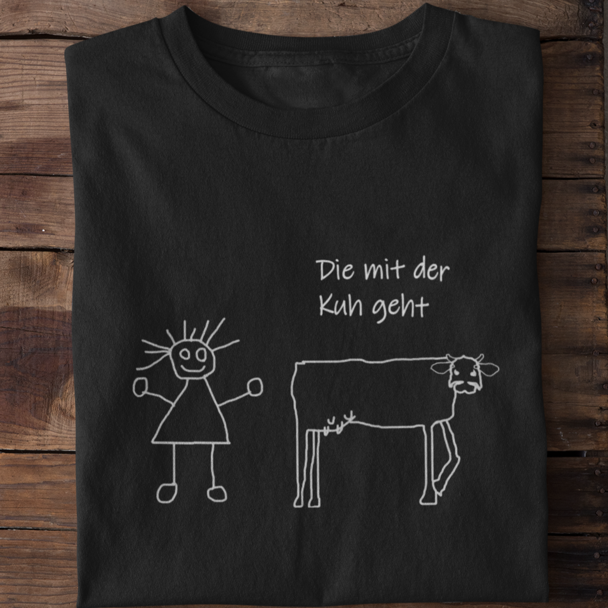 Die mit der Kuh geht  - Unisex Shirt