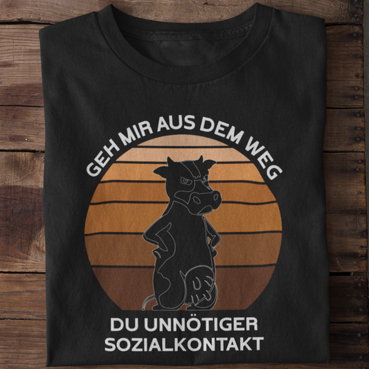 Unnötiger Sozialkontakt  - Unisex Shirt