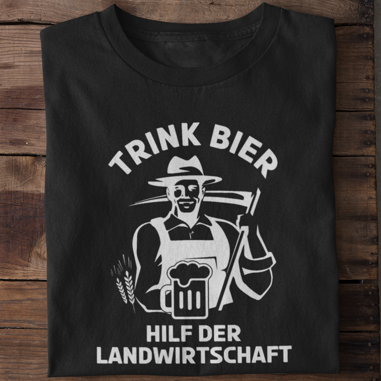 Hilf der Landwirtschaft - Unisex Shirt