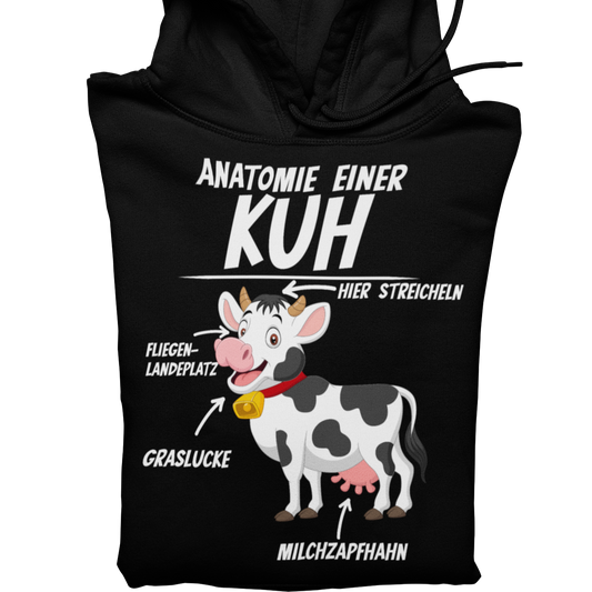 Anatomie einer Kuh  - Unisex Hoodie