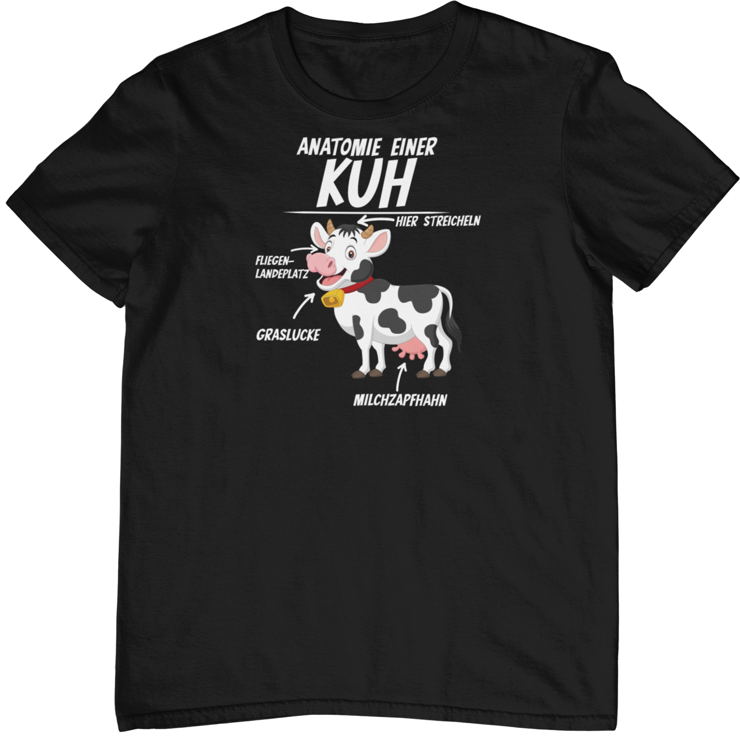 Anatomie einer Kuh  - Unisex Shirt